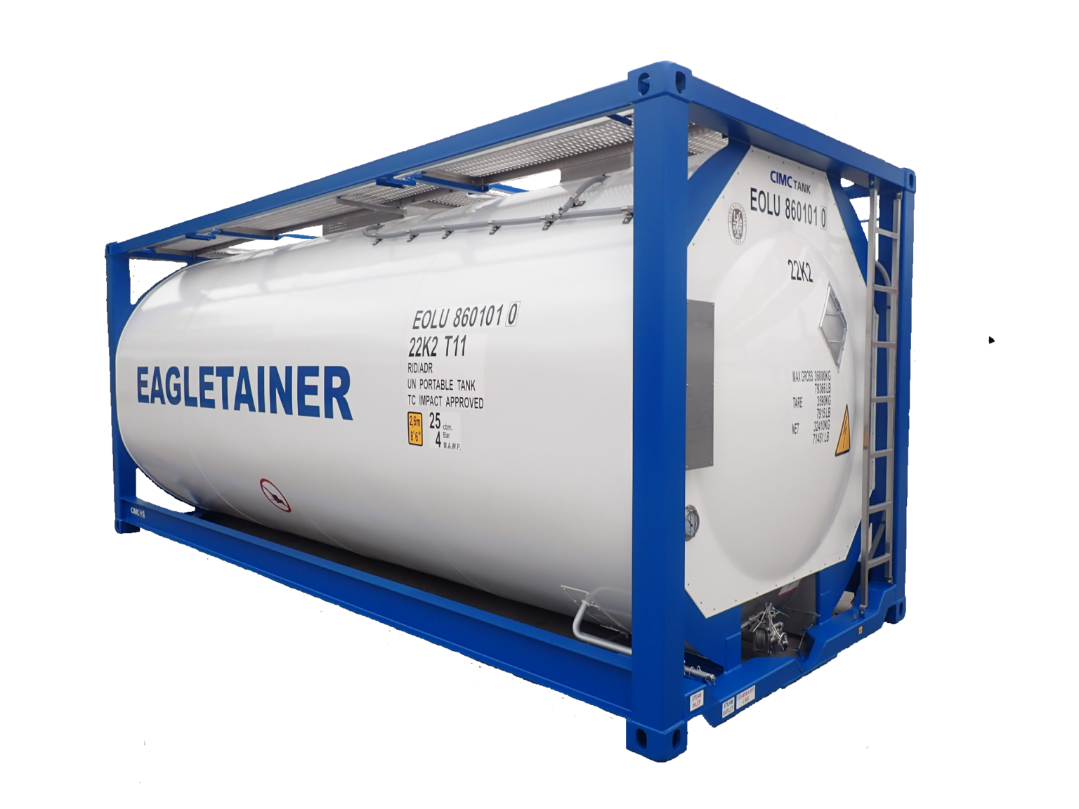 Standard Tank Unit Tank Specification - Eagletainer